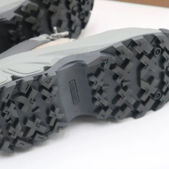 Burberry Men's Arthur Check Gray Canvas/Suede Sneakers 9 US (42 Eu) 8043864 - Picture 7 of 8